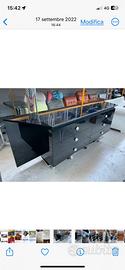 Sideboard laccato nero poliform