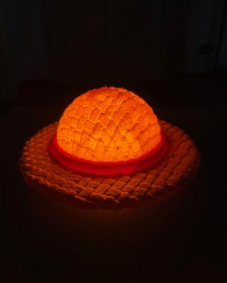 Lampada Cappello di Luffy – One Piece | Stampa 3D