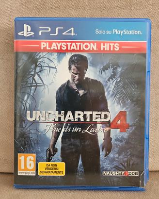 Gioco PS4 Uncharted 4 La Fine Di Un Ladro