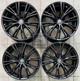 Cerchi 18 neri Alfa Romeo Stelvio Giulietta Giulia