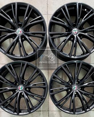 Cerchi 18 neri Alfa Romeo Stelvio Giulietta Giulia