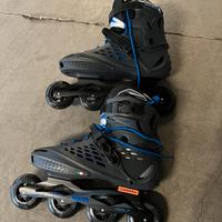 Pattini ROCES ABEC 7 90mm n. 45/46 e protezioni