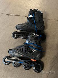 Pattini ROCES ABEC 7 90mm n. 45/46 e protezioni