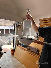 vortice ventola a soffitto con luce