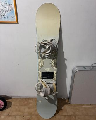 Snowboard + attacchi HEAD lunghezza 142