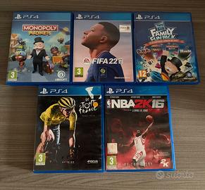 Lotto Giochi PS4. Prezzo per gioco.