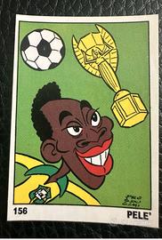 Pelé vignetta album Ok vip