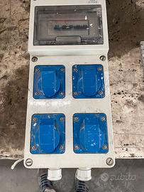 Quadretto elettrico da cantiere usato.
