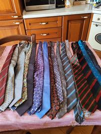 cravatte collezzione 16 pezzi