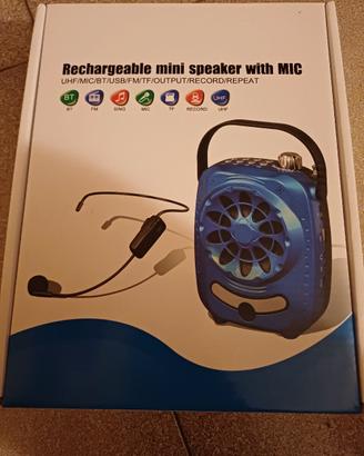 Mini speaker con microfono 