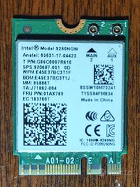 Scheda Dual Band Wireless-AC 9260 per Intel