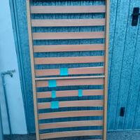 Rete in legno a doghe con materasso Memory