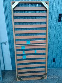 Rete in legno a doghe con materasso Memory