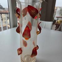 Vaso “Foglie” (Serie “Cromatic Transparencies”) di