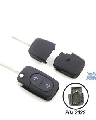 ALLOGGIAMENTO CHIAVE AUDI QUADRATA 2 PULSANTI CON 