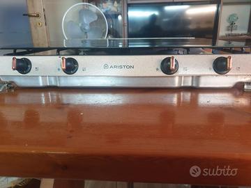 Piano cottura ariston 4 fuochi color sabbia