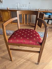 Sedie vintage anni 30 restaurate