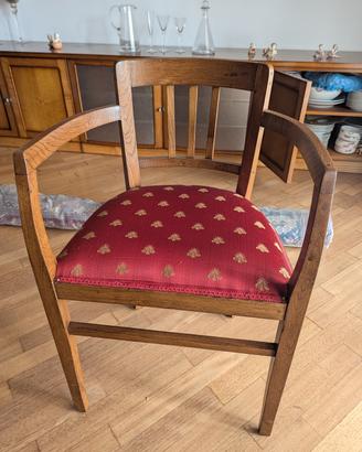 Sedie vintage anni 30 restaurate