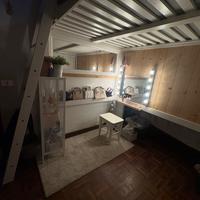 letto a soppalco bianco ikea