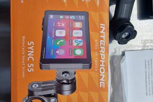 navigatore moto interphone sync55 