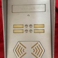 URMET citofono da esterno in metallo e vano posta