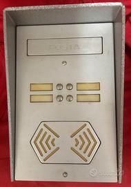 URMET citofono da esterno in metallo e vano posta