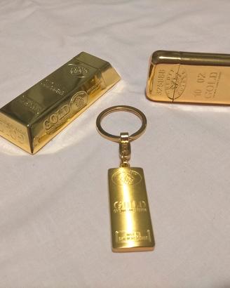 Trio gadget a lingotto accendino posacenere portac