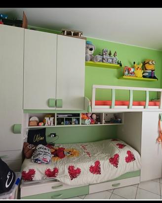 Cameretta a ponte con doppio letto