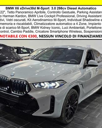 BMW X6 M-Sport C.22 Tetto Navi CAM360 HarmanKardon