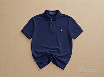 Polo Ralph Lauren Blu Navy Cavallino Bianco - S