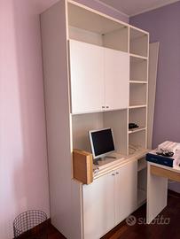 Mobile libreria bianco