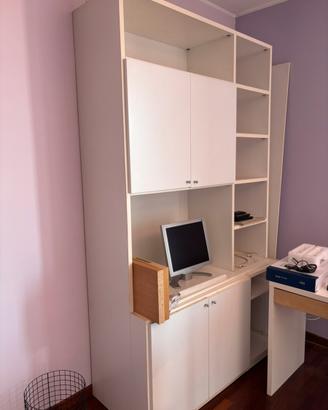 Mobile libreria bianco