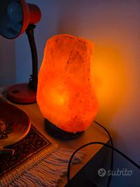 Lampada di Sale Rosa dell'Himalaya (autentica)