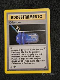carta pokemon difensore  1 edizione