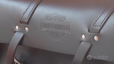 Harley Davidson sportster borse in cuoio