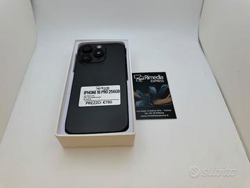 iPhone 16 Pro 256GB nero usato garanzia 
