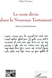 Le nom divin dans le nouveau testament (French edi