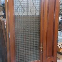 Portoncino ingresso in duglas