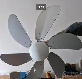 Lampadari a soffitto con pale.