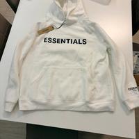 Felpa essential bianca taglia xl