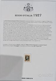 Francobolli Regno d'Italia 1927