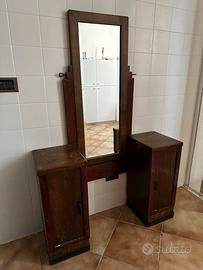Mobile toeletta pettiniera Art Decò specchio le