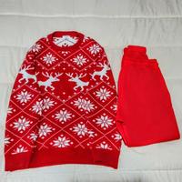 Completo Natalizio: Felpa e Pantaloni 