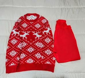 Completo Natalizio: Felpa e Pantaloni 