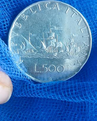 1967 | Moneta 500 lire | argento | Caravelle 