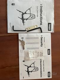 Portabici da portellone da 2 posti