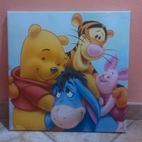Set di 3 quadri su tela – Winnie the Pooh