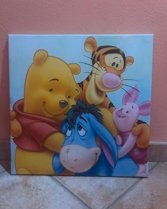 Set di 3 quadri su tela – Winnie the Pooh