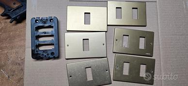 placche in metallo vimar serie 8000