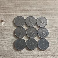 28 monete lire 50,100,200,500